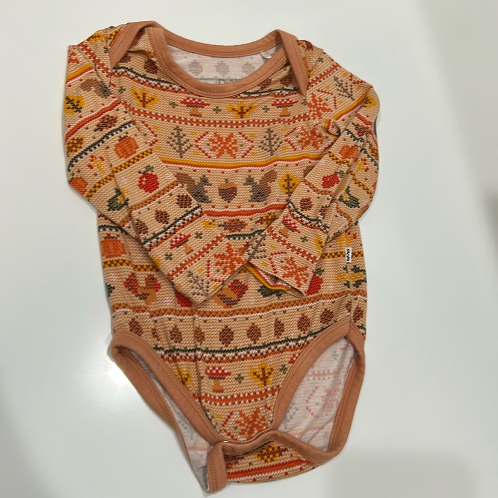 Harvest fair isle bodysuit and coordinating Cat & Jack bottom & corduroy top
